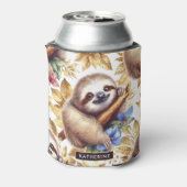  Schattige luiaard Blikjeskoeler (Blikje Achterkant)