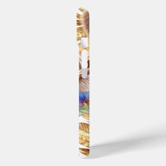 Schattige luiaard Case-Mate iPhone Case (Achterkant / Links)