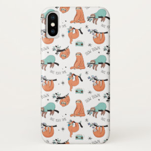 Schattige luiaard Case-Mate iPhone case
