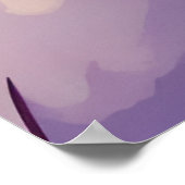 Schattige luiaard eten Ramen Poster (Hoek)