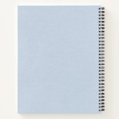 Schattige luiaard kind persoonlijk  notitieboek (Achterkant)