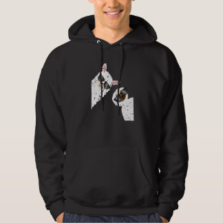 Schattige Luiaard Lama Verbergt Grappig Dier Huisd Hoodie
