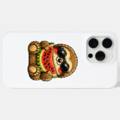 Schattige luiaard met watermeloen Case-Mate iPhone case (Achterkant (horizontaal))