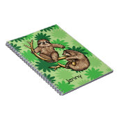 Schattige Luiaard Notitieboek (Rechterzijde)