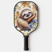  Schattige luiaard Pickleball Paddle (Voorkant)