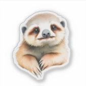 Schattige luiaard sticker (Voorkant)
