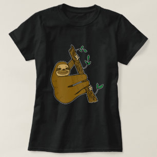 Schattige luiaard t-shirt