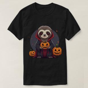 Schattige Luiaard Vampier Halloween Perfect Spooky T-shirt