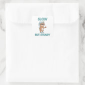 schattige luiaards luie sticker (Tas)