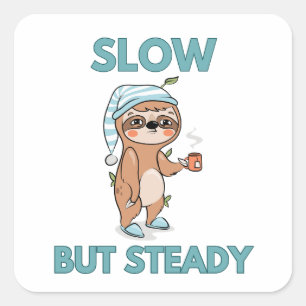 schattige luiaards luie sticker