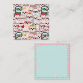 Schattige Luiaards Notitiekaartje (Voorkant / Achterkant)