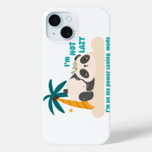 Schattige luie panda iPhone 15 case