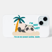 Schattige luie panda Case-Mate iPhone case (Achterkant (horizontaal))