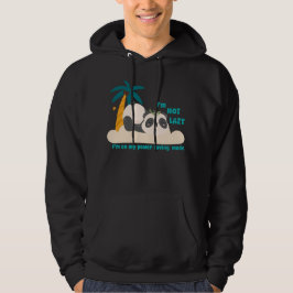 Schattige luie panda hoodie