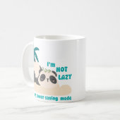 Schattige luie panda koffiemok (Voorkant links)