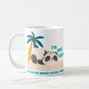 Schattige luie panda  koffiemok