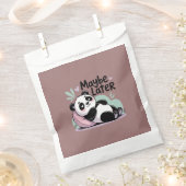 Schattige Luie Panda – “Misschien Later” Ontspanne Bedankzakje (Geknipt)