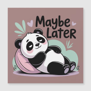 Schattige Luie Panda – “Misschien Later” Relaxende