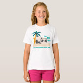 Schattige luie panda t-shirt (Voorkant volledig)
