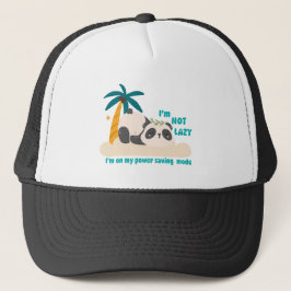 Schattige luie panda trucker pet