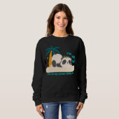 Schattige luie panda trui (Voorkant volledig)