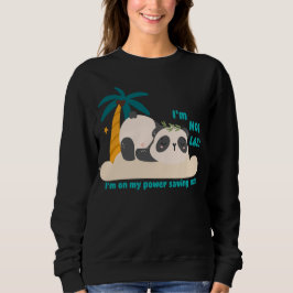 Schattige luie panda trui