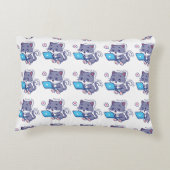 schattige luie student - misschien ga ik morgen st accent kussen (Achterkant)