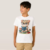 Schattige Luipaard Leest T-shirt (Voorkant volledig)