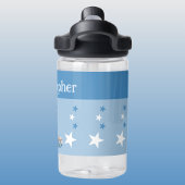 Schattige luipaard Voeg naam toe met sterren kinde Waterfles