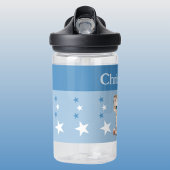 Schattige luipaard Voeg naam toe met sterren kinde Waterfles