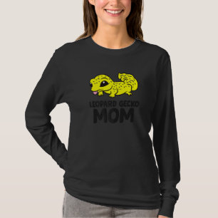 Schattige Luipaardgekko Moeder Reptiel Gekko Dier T-shirt