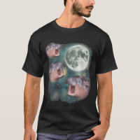 Schattige Lune-Deng Nijlpaard Baby T-Shirt - Cute