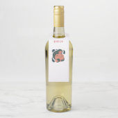 Schattige Maagd, sterrenbeeld, sterrenbeeld afdruk Flessenhanger (Op fles)