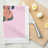 Schattige Maagd, sterrenbeeld, sterrenbeeld afdruk Theedoek (Quarter Fold)