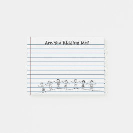 Schattige, maak je een grapje? Teacher Post-its Post-it® Notes