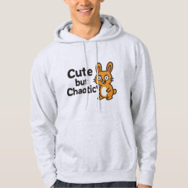 Schattige maar chaotisch - Grappig & Schattig Ontw Hoodie