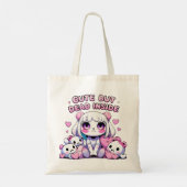 Schattige maar dood in esthetische spook Canvas ta Tote Bag (Achterkant)
