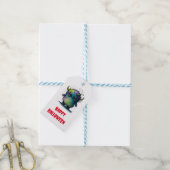 Schattige maar eng Cartoon monster ontwerp Cadeaulabel (Met Touw)