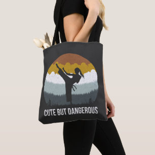 Schattige maar Gevaarlijk - Karate Taekwondo Karat Tote Bag