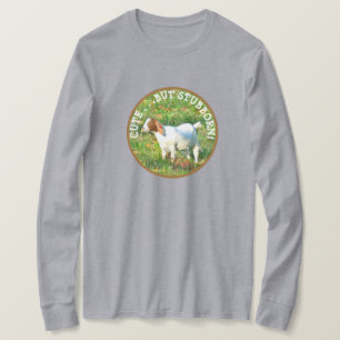 "SCHATTIGE MAAR KOPPIG" / BABY GEIT T-SHIRT