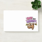 Schattige maar ondeugende luiaard post-it® notes (Kantoor)