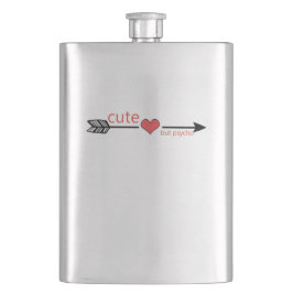 Schattige maar Psycho Black Arrow Red Heart Flacon