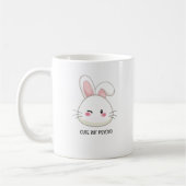 Schattige maar psycho - Funny Coffee Mok (Links)