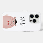 Schattige maar Psycho Grappig Case-Mate iPhone Case (Achterkant (horizontaal))