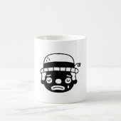 Schattige maar triest clowngezicht koffiemok (Center)