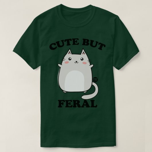 SCHATTIGE MAAR WILD T-SHIRT (Design voorkant)