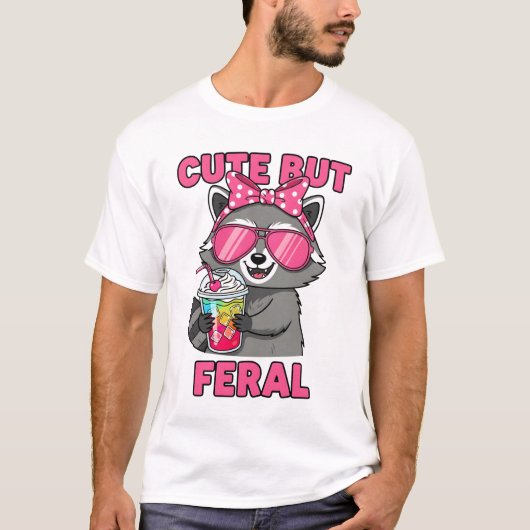Schattige maar wild t-shirt (Voorkant)