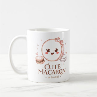 Schattige Macaron Liefhebber | Franse Macaron Dess Koffiemok
