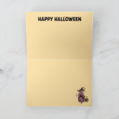 Schattige Macbeth kat Halloween kaart (Binnen)