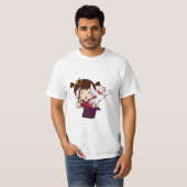 Schattige Magic Girl T-shirt (Voorkant volledig)